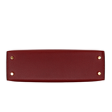 Hermès Kelly II Sellier Mini Rouge H Box Calf Leather Gold Hardware