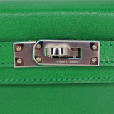 Hermès Kelly II Sellier Mini Bambou Chevre Leather Palladium Hardware