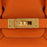 Hermès 25cm Birkin HSS Sellier Orange/Gold Epsom Leather BrushedGold Hardware