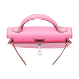 Hermès Mini Kelly II Bubblegum Epsom Palladium Hardware