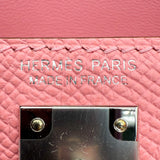 Hermès Kelly II Sellier Mini Rose Confetti Epsom Leather Palladium Hardware