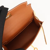 Hermès Kelly II Sellier Mini HSS Vanille/Gold Matte Alligator Gold Hardware