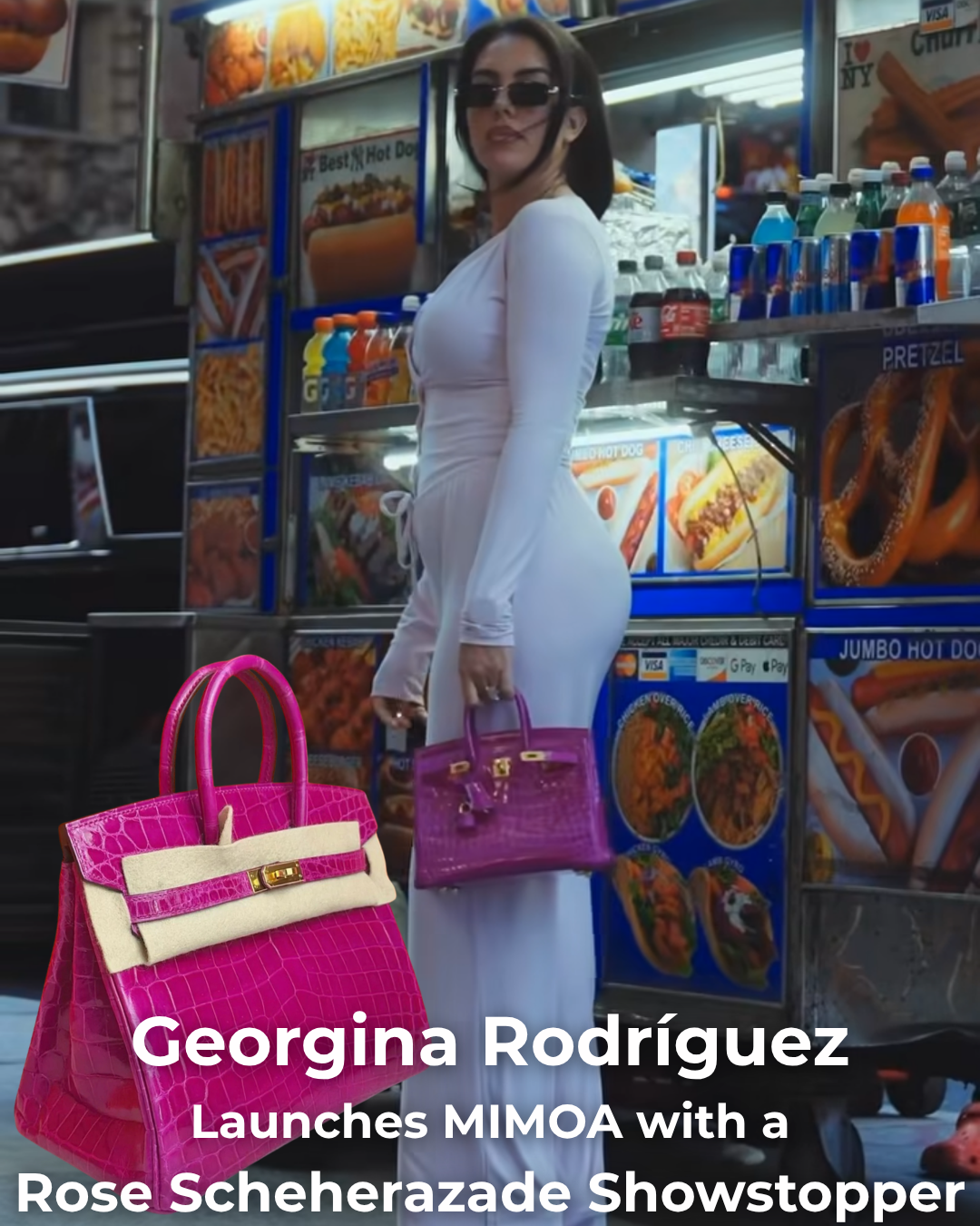 Privé Porter’s Guide To: Georgina Rodríguez Launches MIMOA with a Rose Scheherazade Showstopper