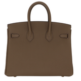 Hermès 25cm Birkin Verso Toundra/Blanc Togo Leather Gold Hardware