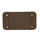 Hermès 25cm Birkin Verso Toundra/Blanc Togo Leather Gold Hardware