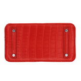 Hermès 25cm Birkin Geranium Matte Alligator Palladium Hardware