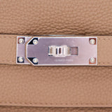 Hermès 42cm Kelly Maxi Beige Marfa Togo Leather Palladium Hardware