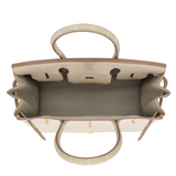 Hermès 30cm Birkin Beton Matte Alligator Gold Hardware