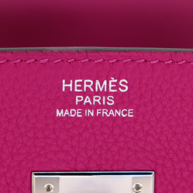 Hermès 30cm Birkin Rose Pourpre Togo Leather Palladium Hardware