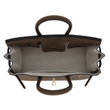 Hermès 25cm Birkin Verso Toundra/Blanc Togo Leather Gold Hardware