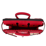 Hermès 25cm Birkin Picnic Framboise Swift Leather/Osier Wicker Palladium Hardware