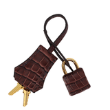 Hermès 25cm Birkin Havane Matte Alligator Gold Hardware