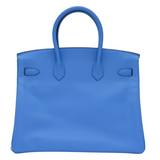 Hermès 35cm Birkin Bleu Paradis Epsom Leather Gold Hardware