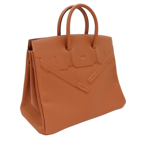 Hermès 25cm Birkin Shadow Gold Swift Leather