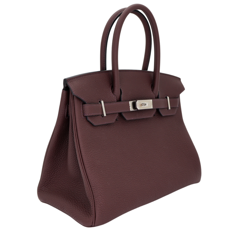 Hermès 30cm Birkin Rouge Sellier Togo Leather Palladium Hardware