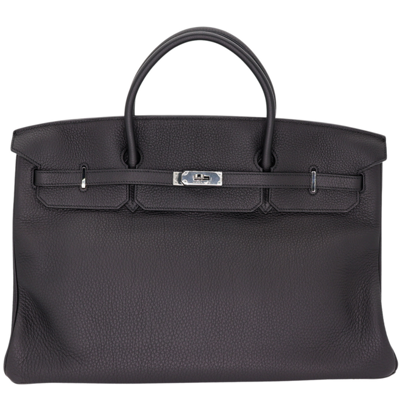 Hermès 45cm Birkin Black Togo Leather Palladium Hardware