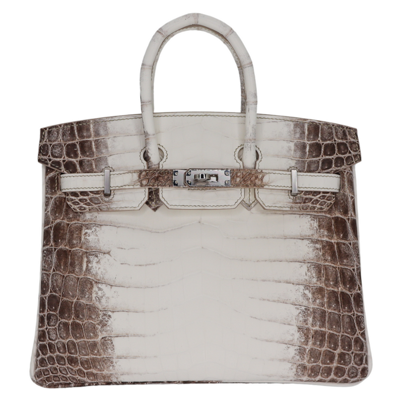 Hermès 25cm Birkin Blanc Himalayan Palladium Hardware
