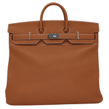Hermès 50cm HAC Gold Togo Leather Palladium Hardware