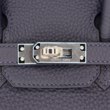 Hermès 25cm Birkin Bleu Nuit Togo Leather Palladium Hardware