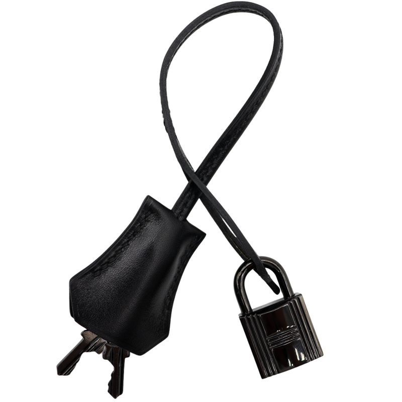 Hermès 30cm Birkin So Black Box Calf Leather Ruthenium Hardware