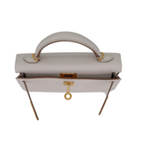 Hermès Kelly II Sellier Mini Gris Pale Epsom Leather Gold Hardware