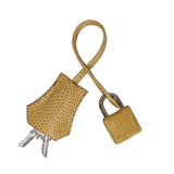 Hermès 25cm Birkin Paille Lizard Palladium Hardware