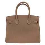 Hermès 30cm Birkin Etoupe Togo Leather Palladium Hardware