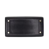 Hermès 25cm Birkin Sellier Black Chèvre Leather Gold Hardware