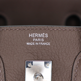 Hermès 25cm Birkin Ecorce Togo Leather Palladium Hardware