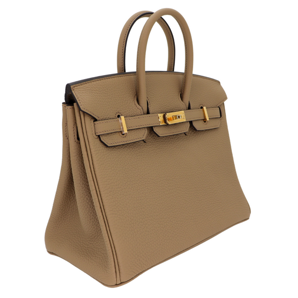 Hermès 25cm Birkin Beige Marfa Togo Leather Gold Hardware