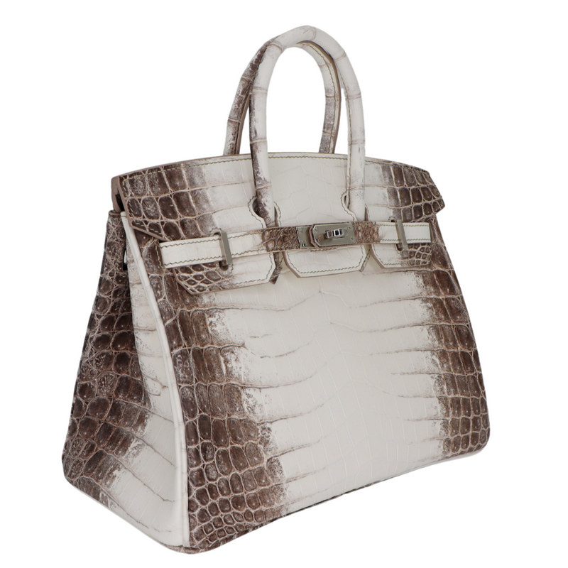 Hermès 25cm Birkin Blanc Himalayan Palladium Hardware
