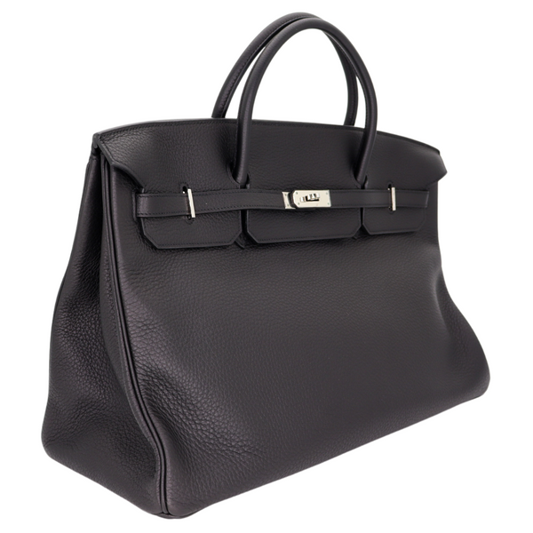 Hermès 45cm Birkin Black Togo Leather Palladium Hardware
