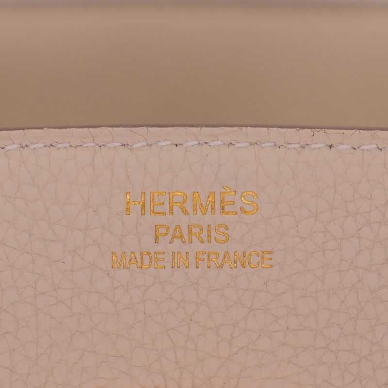 Hermès 35cm Birkin Craie Togo Leather Gold Hardware