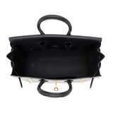 Hermès 25cm Birkin Sellier Black Chèvre Leather Gold Hardware