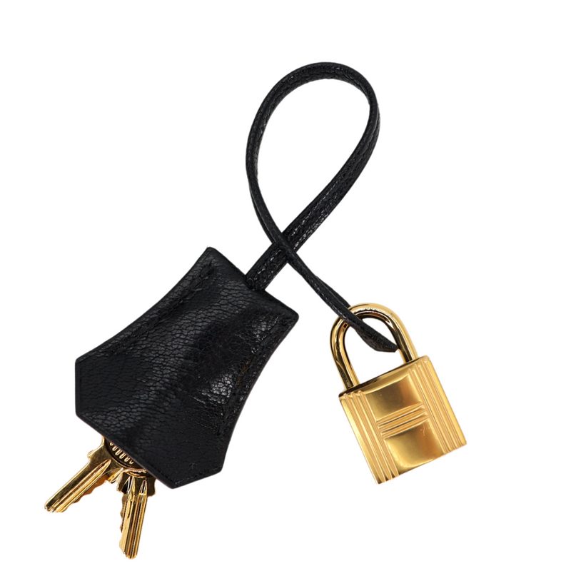 Hermès 25cm Birkin Sellier Black Chèvre Leather Gold Hardware