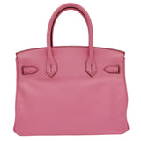 Hermès 30cm Birkin Bubblegum Swift Leather Palladium Hardware