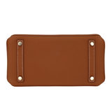 Hermès 25cm Birkin Gold Togo Leather Brushed Gold Hardware