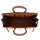 Hermès 25cm Birkin Gold Togo Leather Brushed Gold Hardware