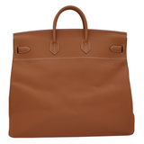 Hermès 50cm HAC Gold Togo Leather Palladium Hardware