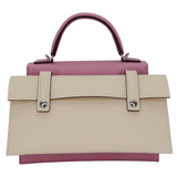 Hermès Kelly Doll Picto Mauve Sylvestre Epsom Leather Palladium Hardware