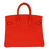 Hermès 25cm Birkin Feu Togo Leather Gold Hardware