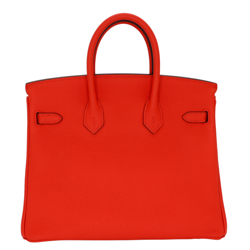 Hermès 25cm Birkin Feu Togo Leather Gold Hardware