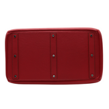 Hermès 50cm HAC Rouge Vif Ardennes Leather Palladium Hardware