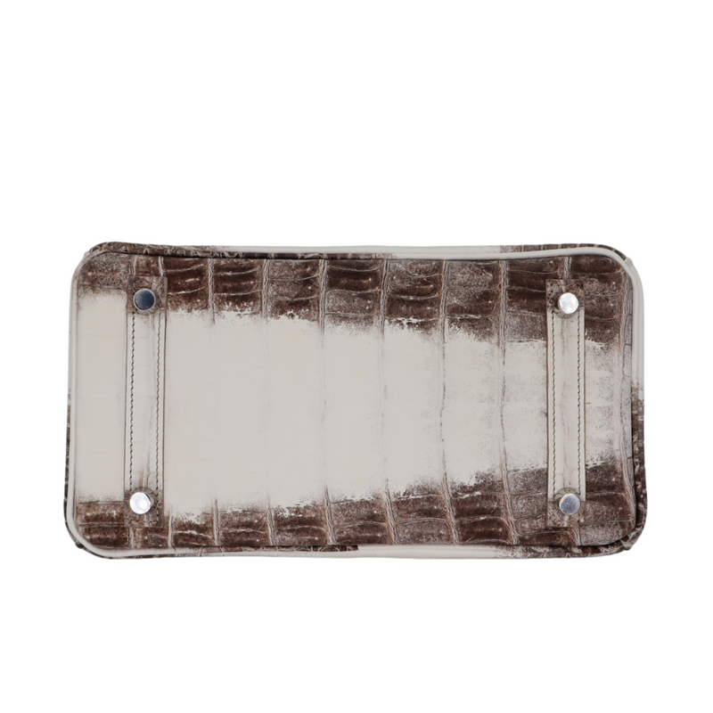 Hermès 25cm Birkin Blanc Himalayan Palladium Hardware