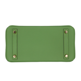 Hermès 25cm Birkin HSS Vert Criquet Chevre Leather Gold Hardware