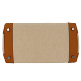Hermès 30cm Birkin Biscuit Toile/Swift Leather Palladium Hardware