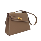 Hermès Kelly en Desordre Etoupe Epsom Leather Gold Hardware