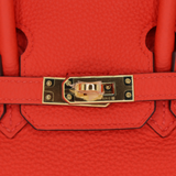 Hermès 25cm Birkin Feu Togo Leather Gold Hardware