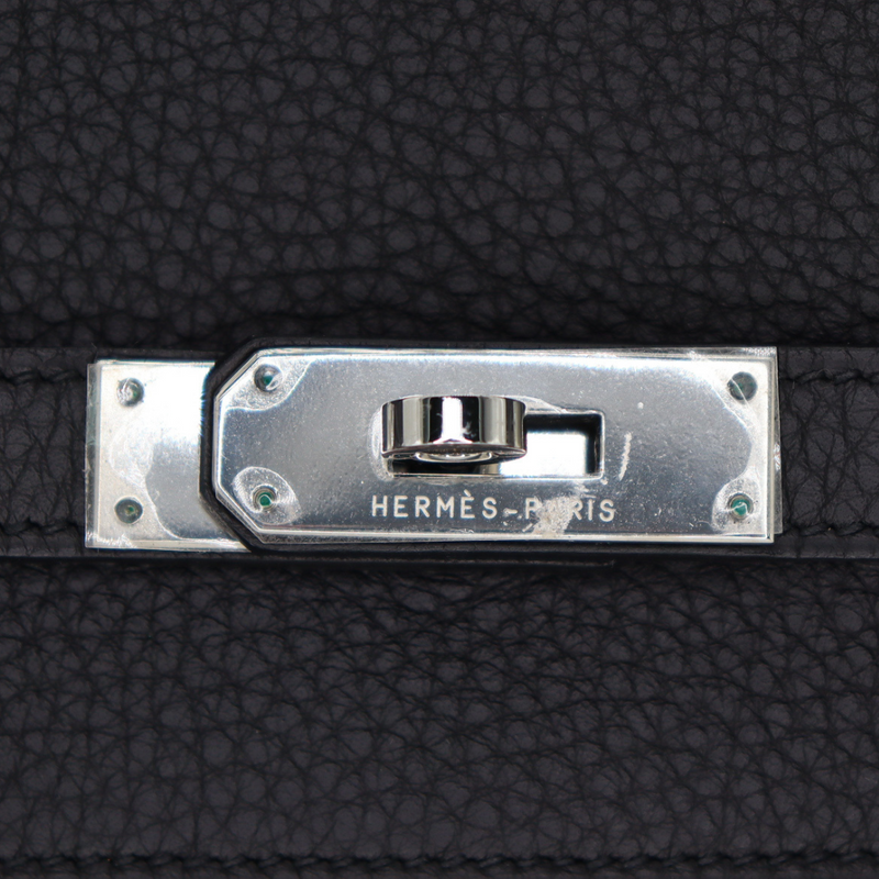 Hermès 45cm Birkin Black Togo Leather Palladium Hardware