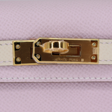 Hermès Mini Kelly II HSS Mauve Pale/Craie Epsom Gold Hardware
